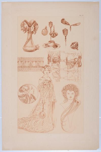 Alphonse MUCHA - Documents Décoratifs, 1902 - Lithograph 2