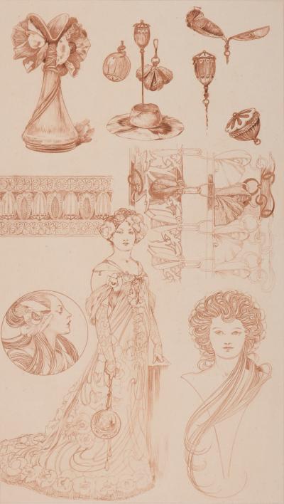 Alphonse MUCHA - Documents Décoratifs, 1902 - Lithograph 2