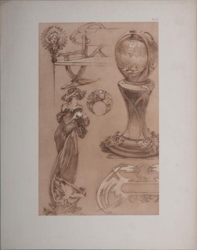 Alphonse MUCHA - Documents Décoratifs, 1902 - Lithograph 2
