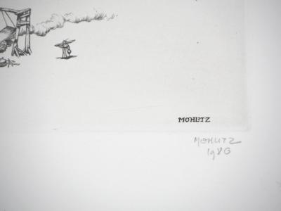 Philippe MOHLITZ : La panne - Gravure Originale Signée 2