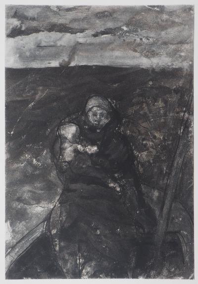 Auguste RODIN (after): Caron’s boat - Engraving, 1897 2