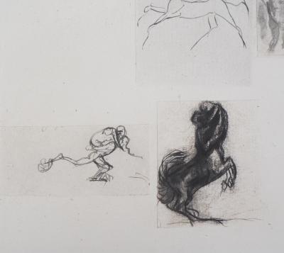 Auguste Rodin (after) - Four Studies, 1987 - Engraving 2
