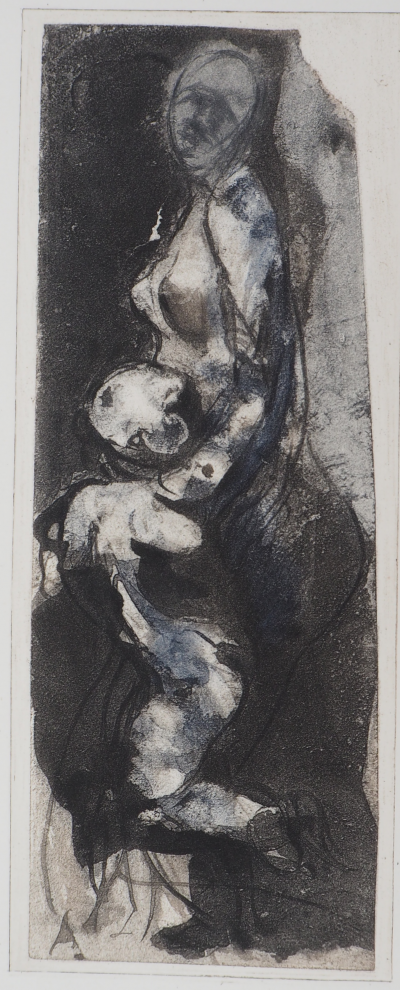 Auguste RODIN (d’après) : L’amour maternel - Gravure 2