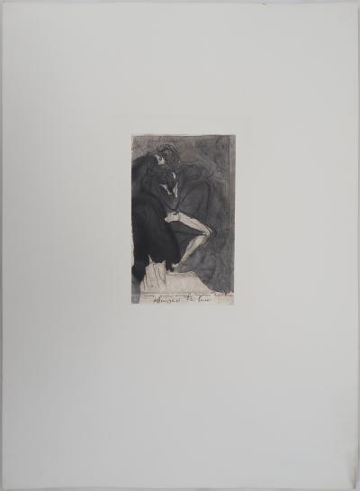 Auguste RODIN (d’après) : Cercle des amours - Gravure 2