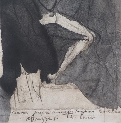 Auguste RODIN (d’après) : Cercle des amours - Gravure 2