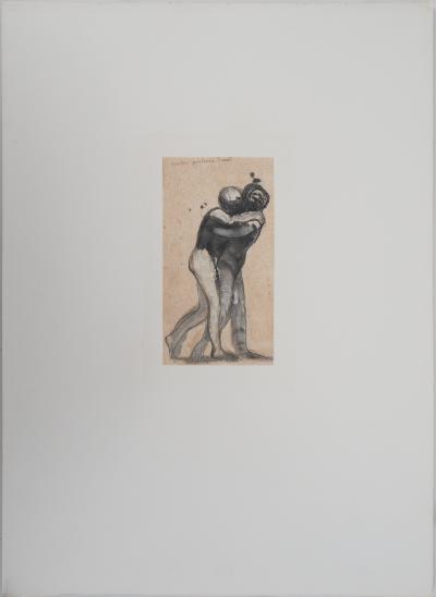 Auguste RODIN (d’après) : Paul et Françoise de Rimini - Gravure, 1897 2