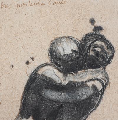 Auguste RODIN (d’après) : Paul et Françoise de Rimini - Gravure, 1897 2