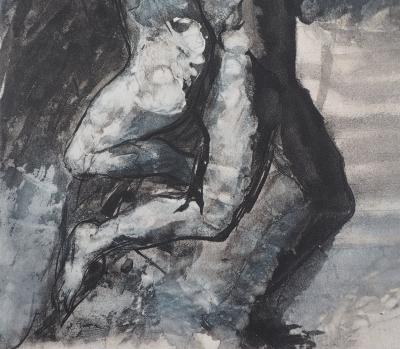 Auguste RODIN (d’après) : Les amoureux - Gravure 2