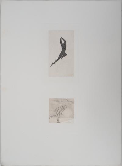 Auguste RODIN (d’après) - Démon et ombre - Gravure, 1897 2
