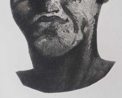 Auguste RODIN (d’après) : Masque - Gravure, 1897 2
