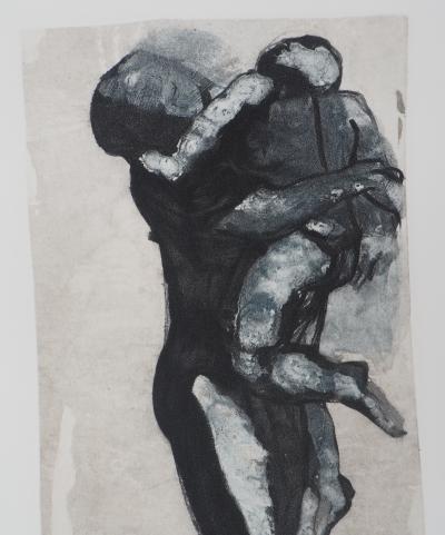 Auguste RODIN : Tendresse maternelle - Gravure, 1897 2