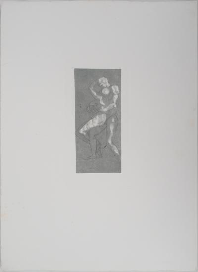 Auguste RODIN (d’après) : Enlacement - Gravure, 1897 2