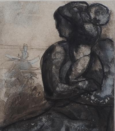 Auguste RODIN : Étreinte maternelle - Gravure, 1897 2