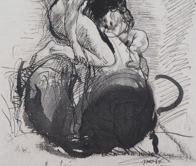 Auguste RODIN (d’après) : Castor et Pollux - Gravure 2