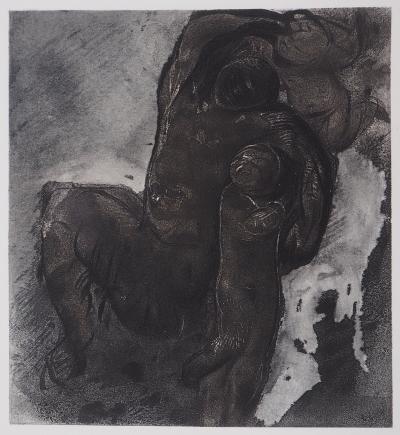 Auguste RODIN (d’après) : Faune et enfants - Gravure 2