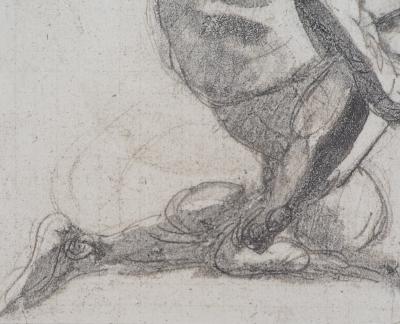 Auguste RODIN (after) : Shadow of a man - Engraving 2