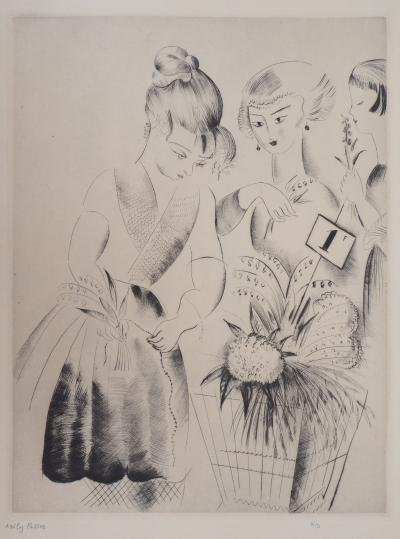Mily POSSOZ : Le muguet - Gravure Originale Signée 2