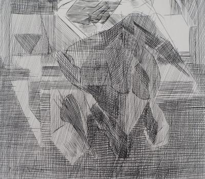 Jacques VILLON : Maternité - Gravure Originale Signée 2