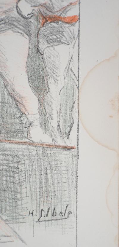 Henri Gabriel IBELS : Nageurs, 1897 - Lithographie originale signée 2