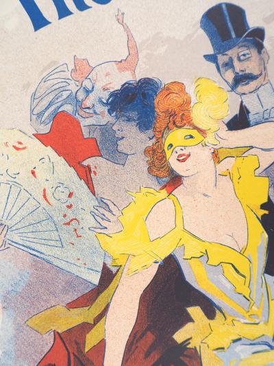 Jules CHERET - Bal masqué (Théâtre de l’Opéra) - Lithographie originale signée, 1897 2