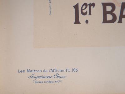 Jules CHERET - Bal masqué (Théâtre de l’Opéra) - Lithographie originale signée, 1897 2