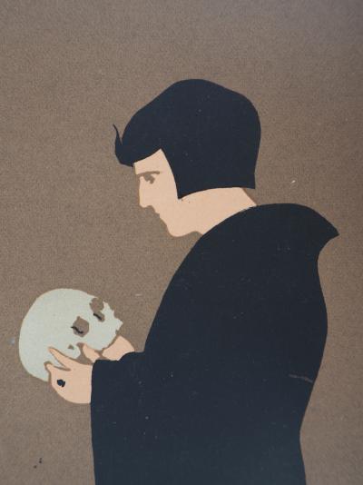 J. & W. Beggarstaff : Shakespeare, Monologue de Hamlet, 1897 - Lithographie originale signée 2