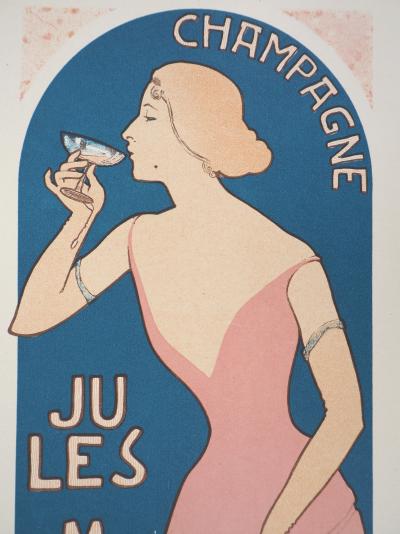 Maurice RÉALIER-DUMAS : Champagne Jules Mumm, 1897 - Lithographie originale signée 2