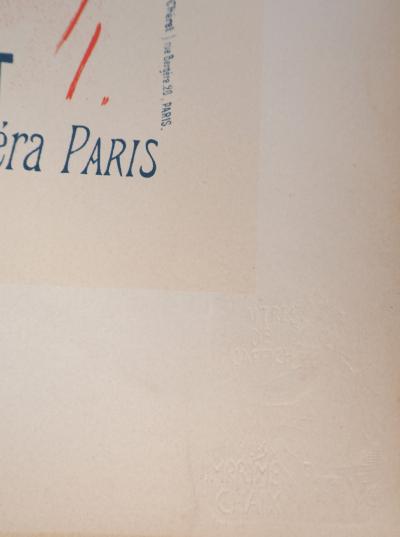 Jules CHERET - Sarah Bernhardt (La Diaphane), 1897 - Lithographie signée 2