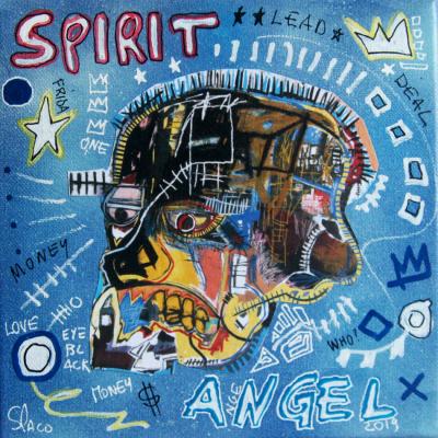 SPACO, Spirit Angel, 2019, Peinture 2