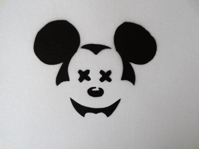 BANKSY (d’après) -  Spray de peinture sur toile 2