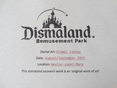 BANKSY (d’après) -  Spray de peinture sur toile 2