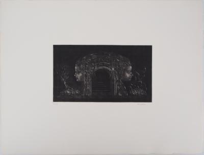 Hiroshi ASADA : Les gardiennes de la nature - Gravure originale signée au crayon 2