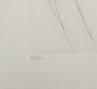 Salvador DALI - Dahlia Rapax,  Fleurs surréalistes, 1972 - Gravure originale signée au crayon 2