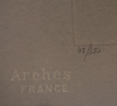 Salvador DALI - Dahlia Rapax,  Fleurs surréalistes, 1972 - Gravure originale signée au crayon 2