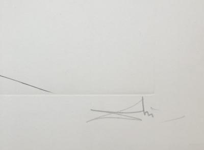 Salvador DALI - Dahlia Rapax,  Fleurs surréalistes, 1972 - Gravure originale signée au crayon 2