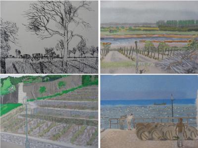 Maurice BRIANCHON : Vignes de France - Quatre lithographies 2