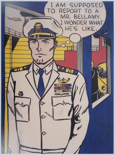 Roy LICHTENSTEIN (d’après) : Mr. Bellamy - Affiche Originale 2
