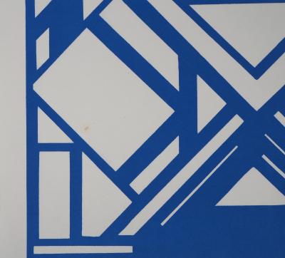 SALVADO - Structure bleue, 1978 - Lithographie (Galerie Carmen Martinez) 2