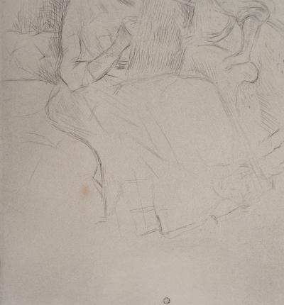 Berthe MORISOT : La leçon de dessin - Gravure Originale 2