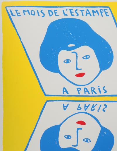 Paul COX - Le mois de l’estampe, 1998 - Sérigraphie signée 2