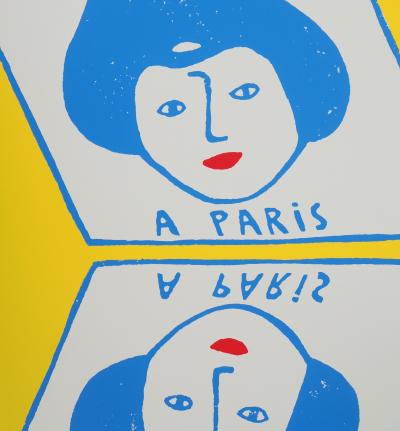 Paul COX - Le mois de l’estampe, 1998 - Sérigraphie signée 2