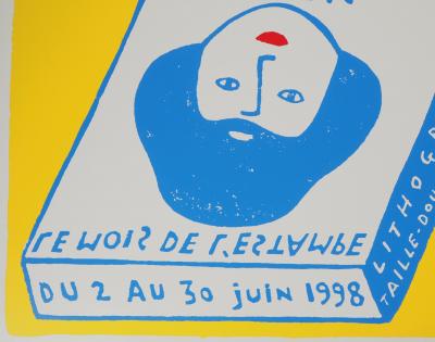 Paul COX - Le mois de l’estampe, 1998 - Sérigraphie signée 2
