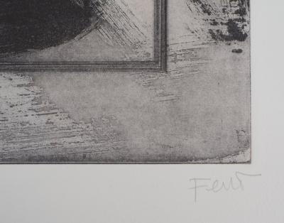 Luis FEITO : Équilibre - Gravure Originale Signée 2