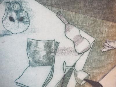 Miguel CONDÉ : Les amants - Gravure originale signée 2