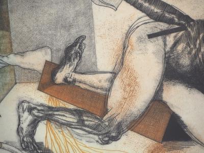 Miguel CONDÉ : Les amants - Gravure originale signée 2