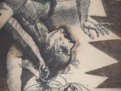 Miguel CONDÉ : Les amants - Gravure originale signée 2