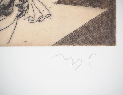 Miguel CONDÉ : Les amants - Gravure originale signée 2