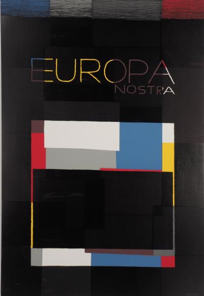 Michel SEUPHOR : Europa Nostra - Sérigraphie originale d’époque 2