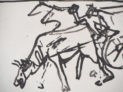 LE CORBUSIER - Don Quichotte, Cheval de Troie et Cheval de fiacre - Lithographie originale signée 2
