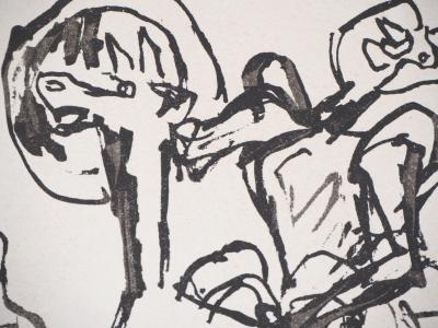 LE CORBUSIER - Don Quichotte, Cheval de Troie et Cheval de fiacre - Lithographie originale signée 2